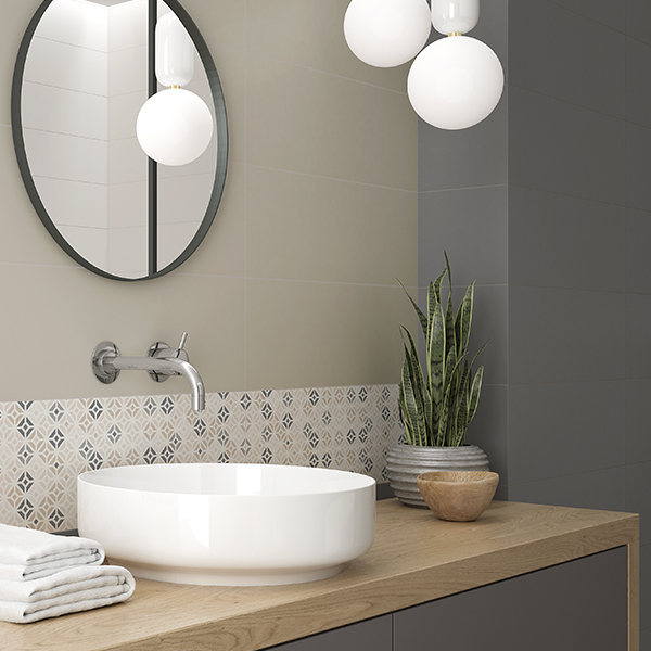Faïence murale effet '"brillant" JOLLY Brillo - Perla 20 CMx60 CM