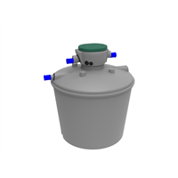 VERTIC'EAU PLUVIALE PE - 3 000 L