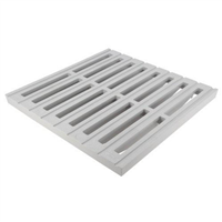 GRILLE DE SOL SANS CADRE 300 X 300 GRIS CLAIR