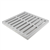 GRILLE DE SOL SANS CADRE 300 X 300 GRIS CLAIR