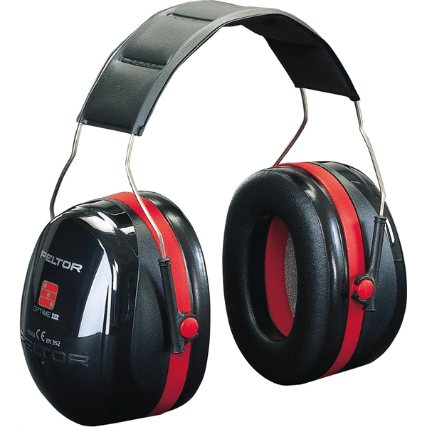 Casque anti-bruit Peltor Optime III avec serre tête - SNR35