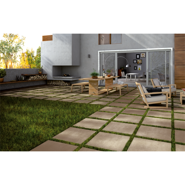 Carrelage sol extérieur effet pierre série Concretech Edilis - Midtown - 60 CM x 60 CM - ép.20 MM