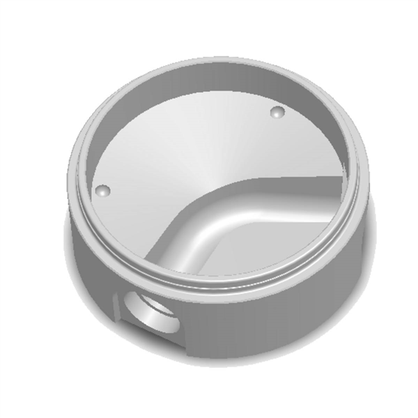 Fond de regard EU PRO Ø1000 - Entrée 67° pour 200 PVC / 200 FTE - NF