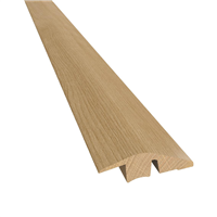 Barre de seuil dénivelé en chêne - Naturel vernis mat - 58x20 mm - L.2,40 ml