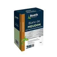 Blanc de Meudon Bostik boite carton de 1 kg