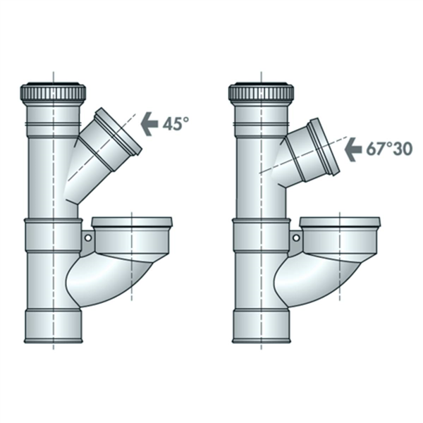 CULOTTE UNIVERS.ORIENTABLE SIMPLE 67'30 D.100