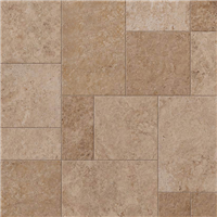 Carrelage extérieur en grès cérame rectifié effet pierre Travertin Tiber Natural - multi-format - ép. 20 MM