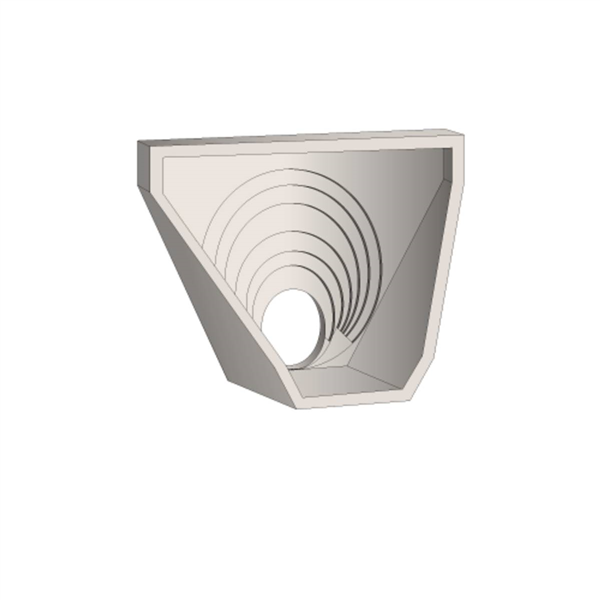 Tête de pont H160 pour tuyaux béton Ø300 à Ø1000