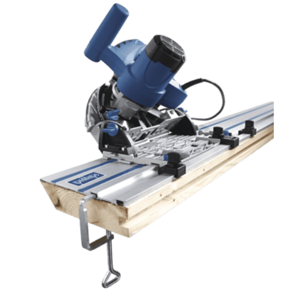 Rail de guidage Scheppach pour scie plongeante hauteur 55/75 mm - longueur 1400 mm