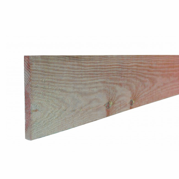 Volige brute calibrée en Pin - Traitée Classe 4 Marron - 18 x 200 mm - longueur 3,00 M