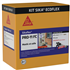 Mastic colle Sikaflex PRO-11 FC Purform Blanc Kit EcoFlex 35 recharges avec pistolet