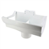 Naissance centrale Nicoll NAD38 pour gouttière LG38 et descente cylindrique de Ø 100 mm - Techtan Blanc