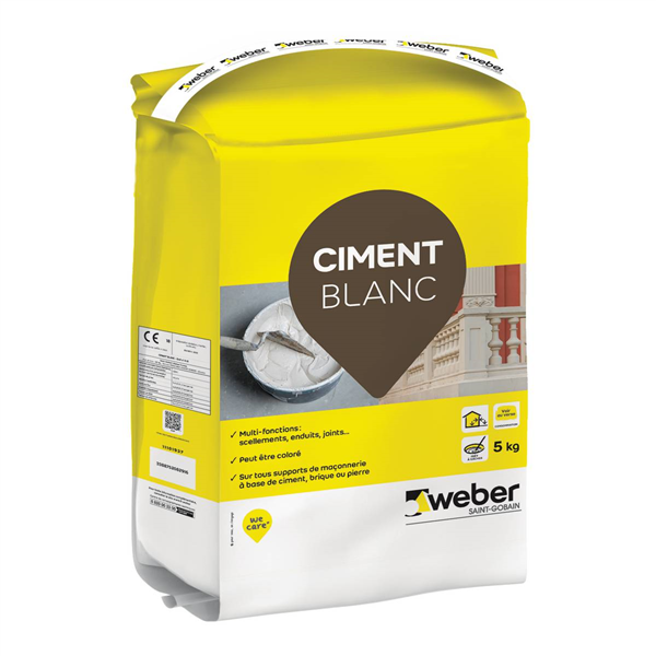 CIMENT BLANC 5KG                     LSP