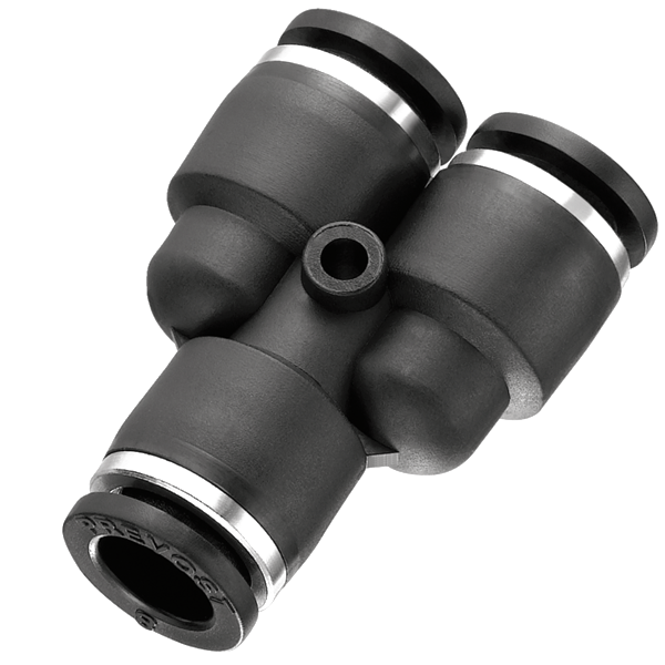 Raccord instantané autobloquant Y égal diamètre 8 mm - lot de 5