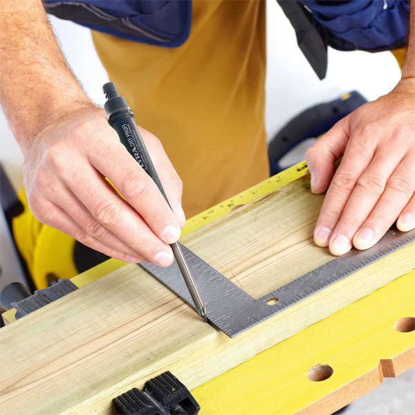 Mine de recharge pour porte mine télescopique Lyra Dry - étui de 12 mines dureté H - couleur graphite