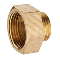 Mamelon réduit femelle mâle - femelle 12x17mm - mâle 08x13mm - laiton - Noyon et Thiebault