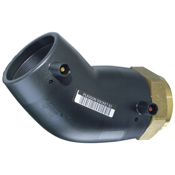 COUDE TRS. 45 PE100 PN16 LAITON F D32X1