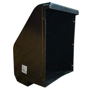 Capot pour moteur de bétonnière Obra 160 litres - 31,5 x 27,5 x 45 cm - Noir