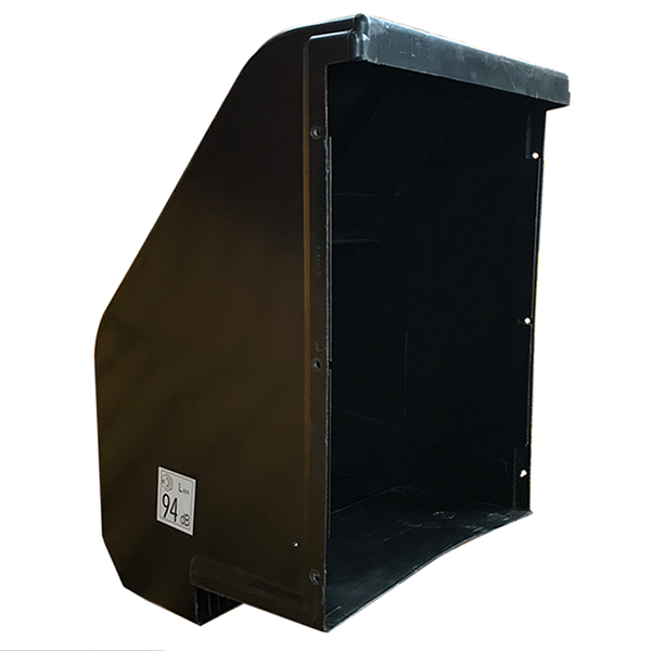 Capot pour moteur de bétonnière Obra 160 litres - 31,5 x 27,5 x 45 cm - Noir