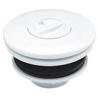 Prise balai pour piscine liner et préfabriquée Astralpool - ABS blanc - filetage extérieur 2" - 6 bar max