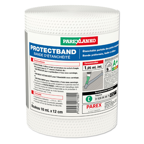 Bande d'étanchéité sous carrelage - Protectband Parexlanko - 0,12 M x 10 M
