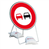 Panneau signalisation prescription B3 interdit de doubler T1 850mm