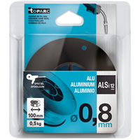 Bobine fil mig alsi12 diamètre 0.8 mm 0.5kg bobine de diamètre 100 mm