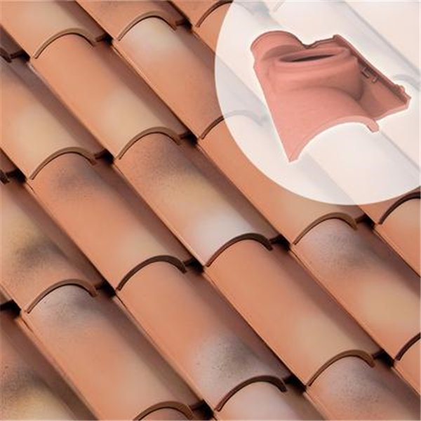 Tuile à douille Galléane 10 - Diam. 150 mm (GS215) - Aurore