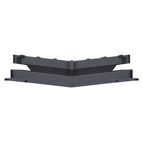 Grille carrée concave en fonte C250 avec cadre - ouverture libre 300,0 mm x 300,0 mm