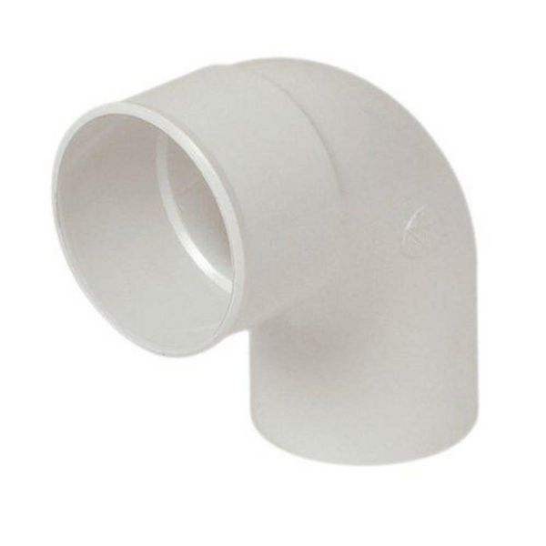 Jambonneau Nicoll JAM80B pour tube de descente de gouttière cylindrique de 80 mm - Techtan - blanc