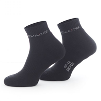 Chaussette socquette noire souple en coton Lemaitre Taille 35-37