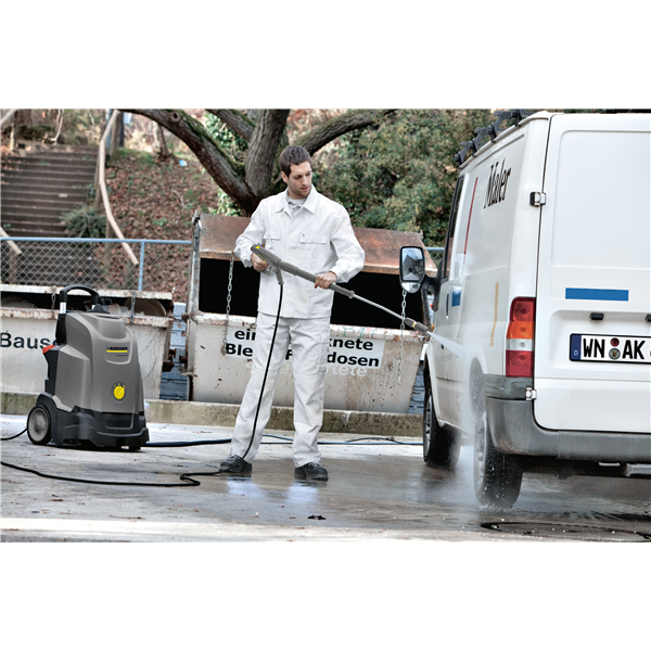 Nettoyeur haute pression eau chaude monophasé Karcher HDS 5/15 U+ avec Rotabuse - 230V - 150 bar - débit 450 litres/heure