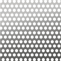 Feuille de zinc perforée pour bardage VMZINC - aspect naturel - 1,00x2,00 MM - épaisseur 0,8 MM