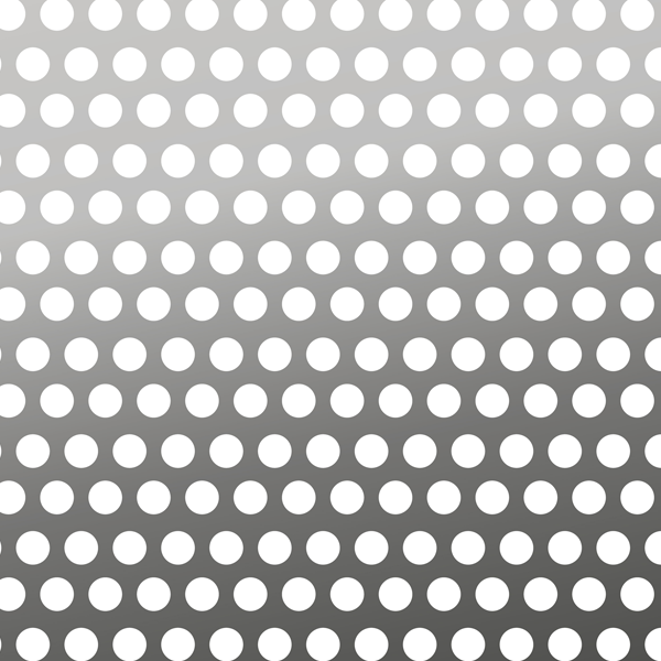 Feuille de zinc perforée pour bardage VMZINC - aspect naturel - 1,00x2,00 MM - épaisseur 0,8 MM