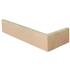 Plaquette d'angle de parement mural en terre cuite lisse Terreal PL12 Ton pierre - 22 CM x 10,5 CM x 14 / 50 MM