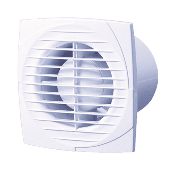 Extracteur mural extra-plat à visser ou à appliquer diamètre 125 mm blanc Autogyre