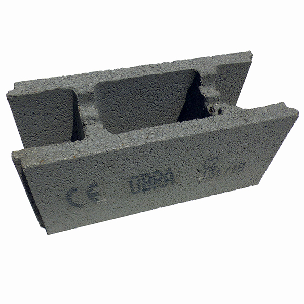 Bloc de coffrage béton à bancher OBRA - 500 x 200 x 250 mm