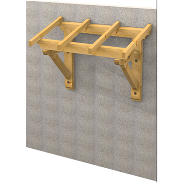 Marquise de porte ou fenêtre en épicéa - vendue en kit - 80 CM x 3,20 M