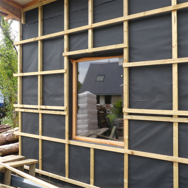 Écran pare-pluie respirant HPV Multivap UV+ pour bardage claire-voie - rouleau de 1,50 x 50 m