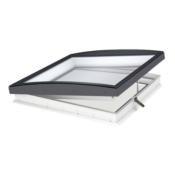 Protection en verre courbe Velux pour fenêtre de toit plat CFU/CVU - 100 x 100 cm