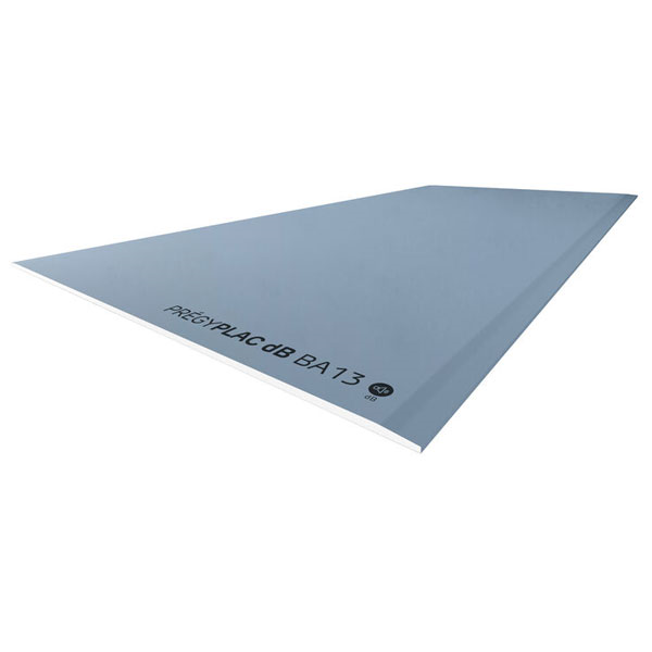 Plaque de plâtre acoustique - Prégyplac dB BA13 - 2,50 M x 1,20 M - ép. 13,0 MM