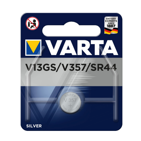 Varta Pile bouton V13GS/SR44/V357