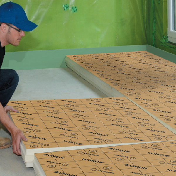 Bande périphérique pour chape flottante et plancher chauffant - Riv'Utherm - ép. 8,00 MM - 180 MM x 50,00 M