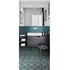 Carrelage intérieur sol et mur effet carreaux de ciment CONTRASTI - Ottanio - 20 CMx20 CM ép.10 MM