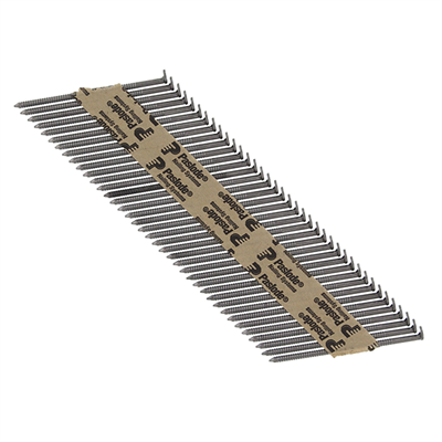 Clou cranté 34° en bande papier Paslode avec gaz pour IM90 - 3,1x90 mm - boîte de 2500