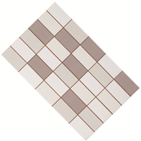 Faïence murale MONOCROMA Mosaico Moka - 25 cmx40 cm