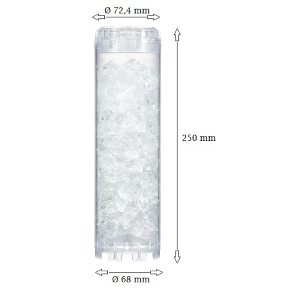 Ensemble de 2 cartouches anti calcaire et anti impuretés de filtration eau - Noyon et Thiebault - Efficacité 12 mois