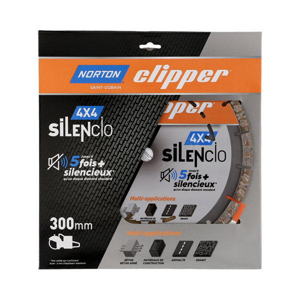 DISQ DIAM SILENCIO ASPHALTE 300X20