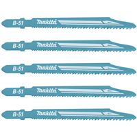 Lame scie sauteuse métal HSS B-51 Super Express Makita coupe ultra rapide - Lot de 5