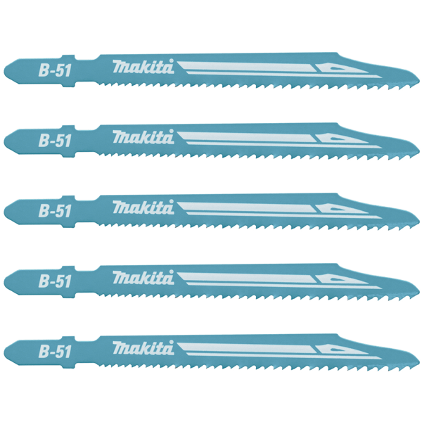 Lame scie sauteuse métal HSS B-51 Super Express Makita coupe ultra rapide - Lot de 5